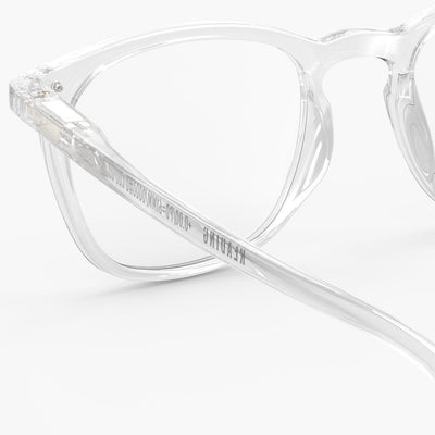 Reading Glasses - Design 'E' in Crystal by Izipizi