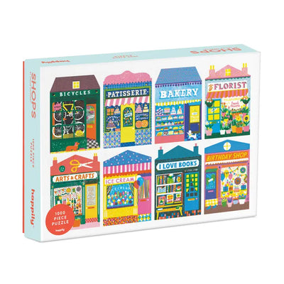 Printed Peanut x Happily Shop Fronts Jigsaw Puzzle