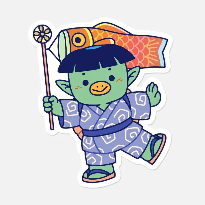 'Pickles - Koinobori' Vinyl Sticker