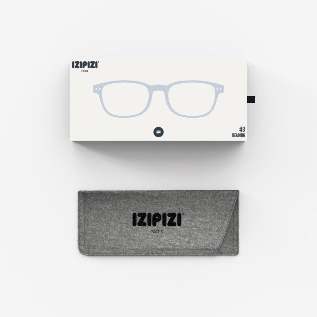 Reading Glasses - Design 'B' in Frozen Blue  by Izipizi