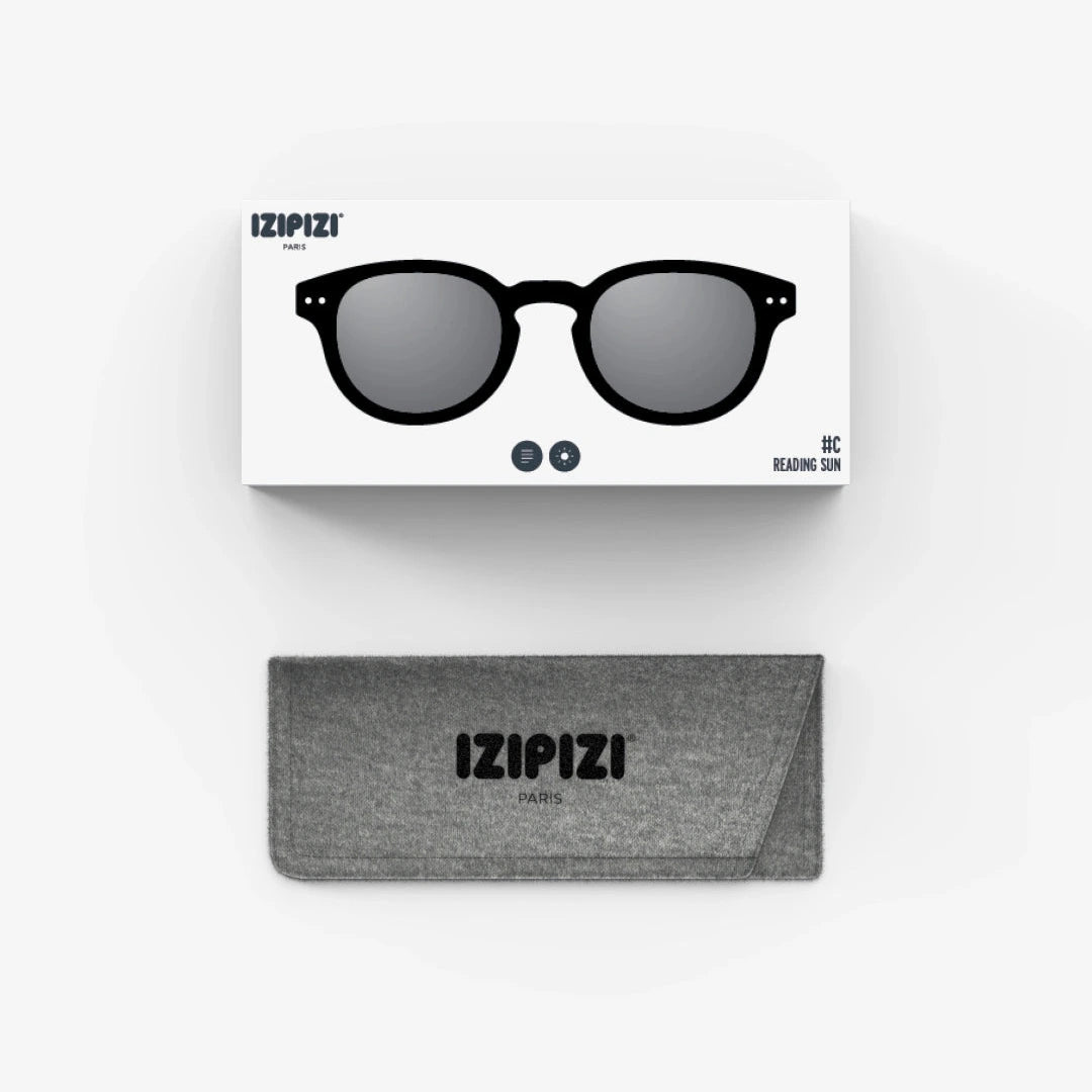 Reading Sunglasses - Design 'C' in Black by Izipizi