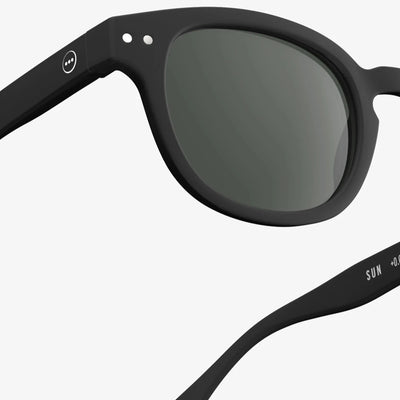 Reading Sunglasses - Design 'C' in Black by Izipizi