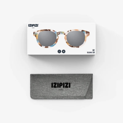 Reading Sunglasses - Design 'C' in Blue Tortoise by Izipizi