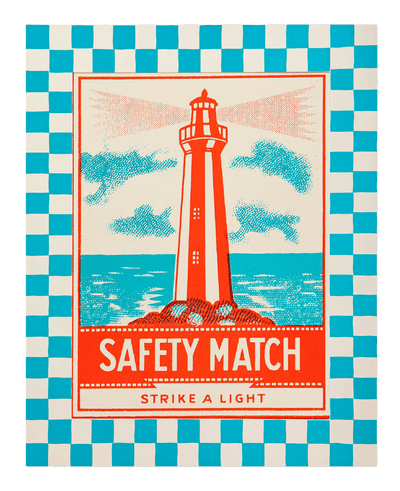 Lighthouse Safety Match Print 40 X 50 cm