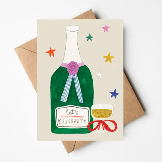 Champagne Celebration Card