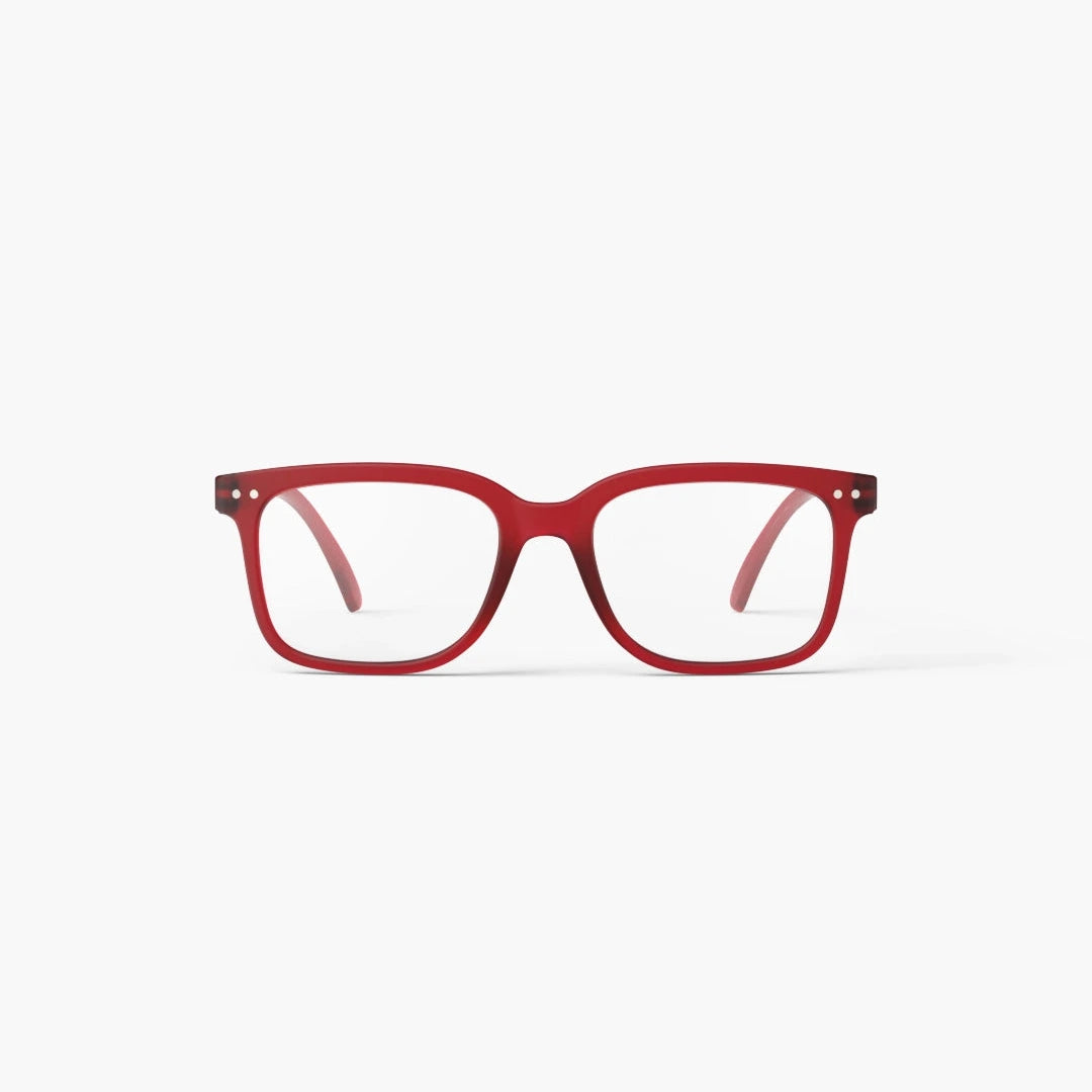 Reading Glasses - Design 'L' in Red by Izipizi*