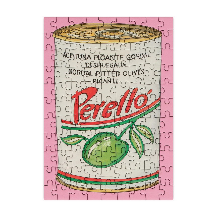 Mini 99 Piece Jigsaw Puzzle - Olives