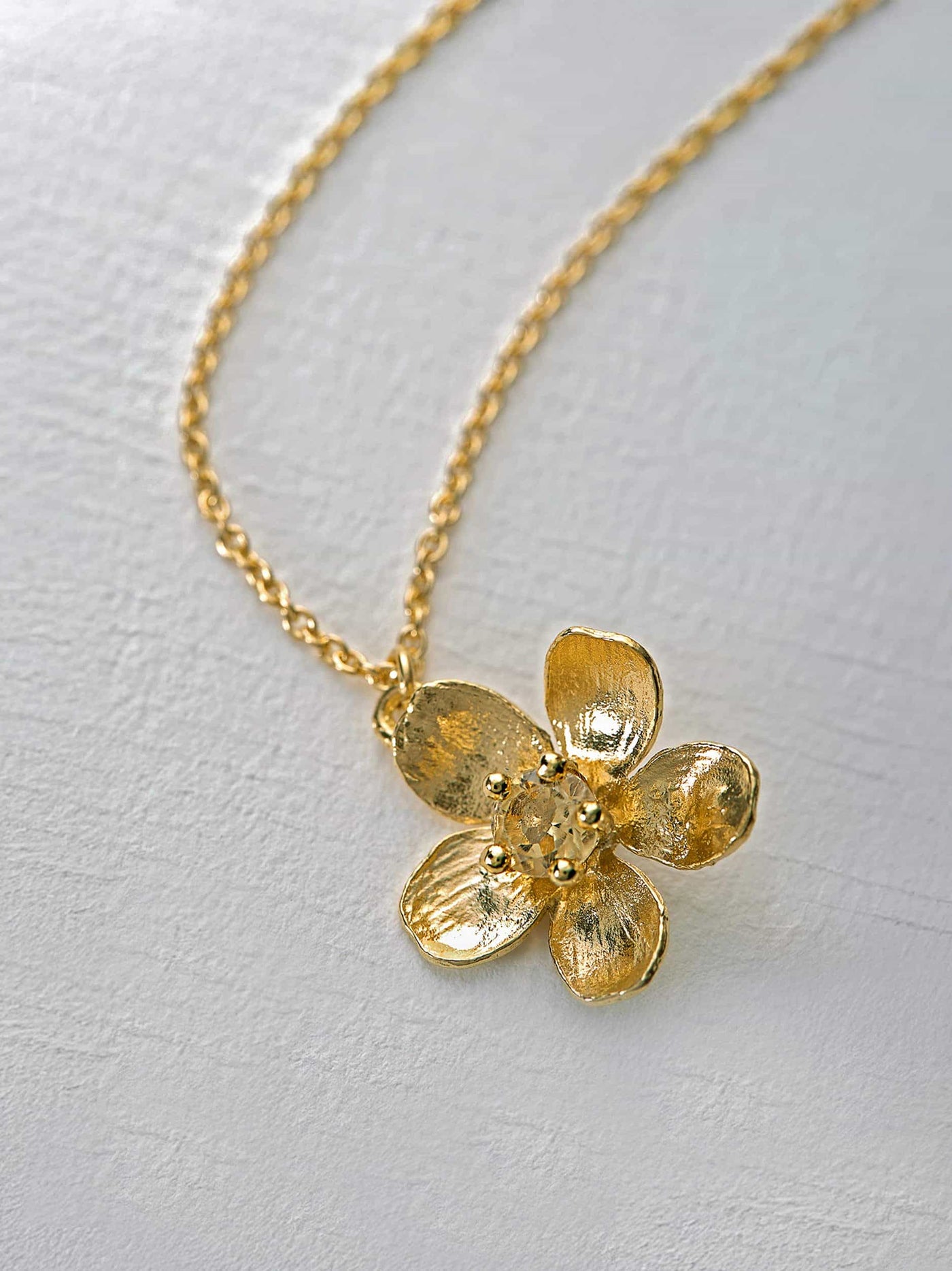 Citirne Buttercup Necklace - Gold Plate
