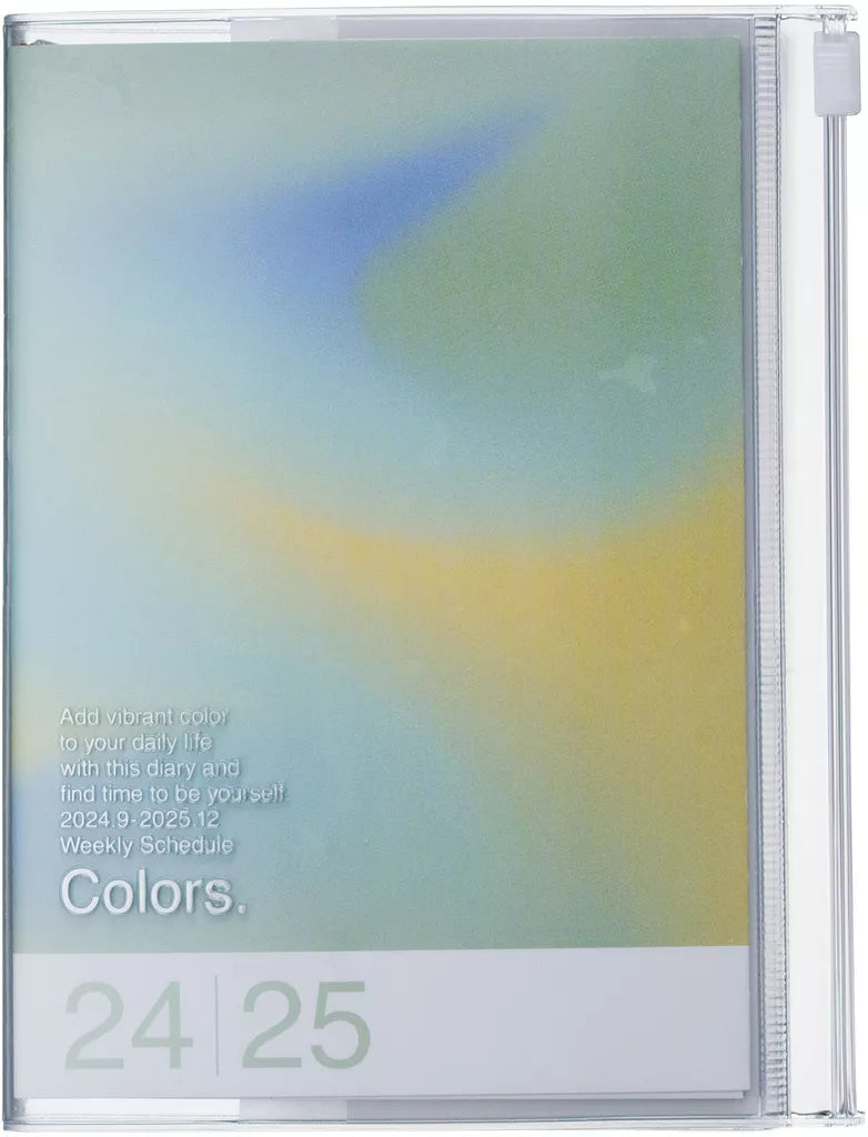 SALE A6 Gradient Colors. Wallet Diary - 2025