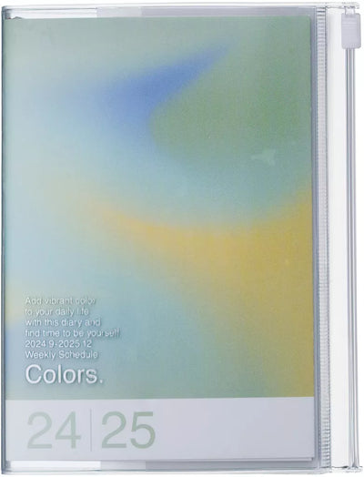 SALE A6 Gradient Colors. Wallet Diary - 2025