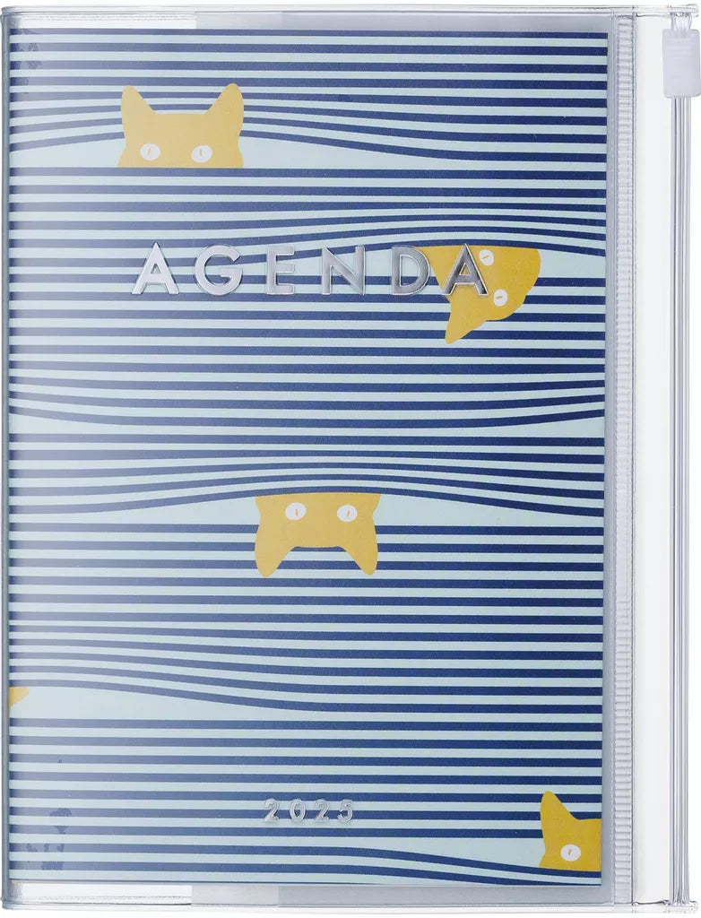SALE A6 Cats Agenda Wallet Diary - 2025