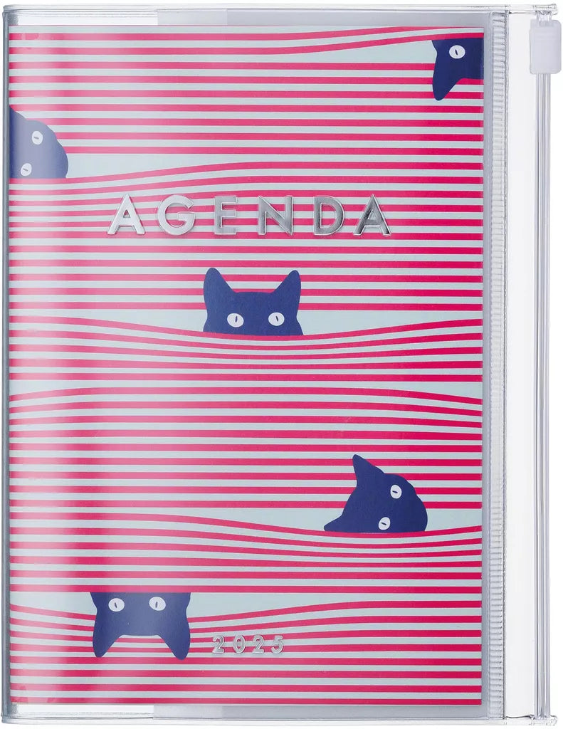 SALE A6 Cats Agenda Wallet Diary - 2025