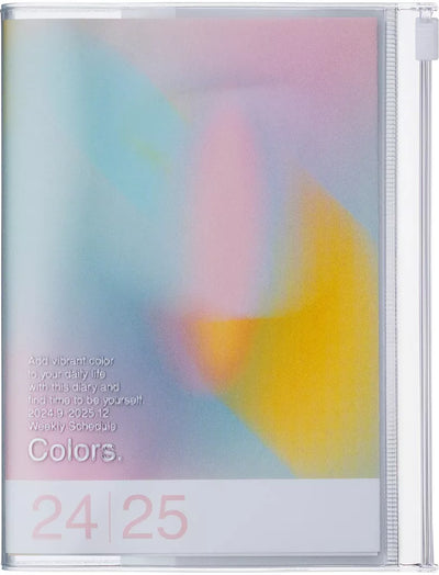 SALE A6 Gradient Colors. Wallet Diary - 2025