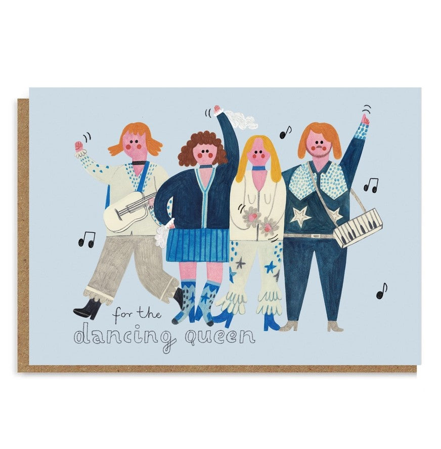 ABBA Dancing Queen Birthday Card