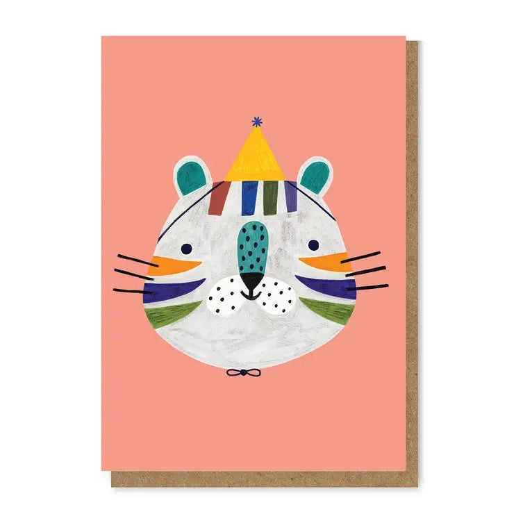 Party Tiger Birthday Card