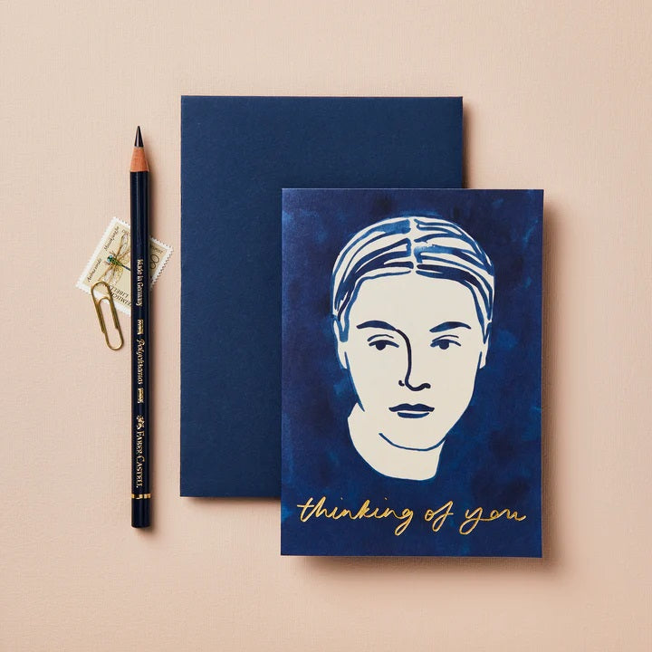 'Thinking of You' Portrait Greetings Card