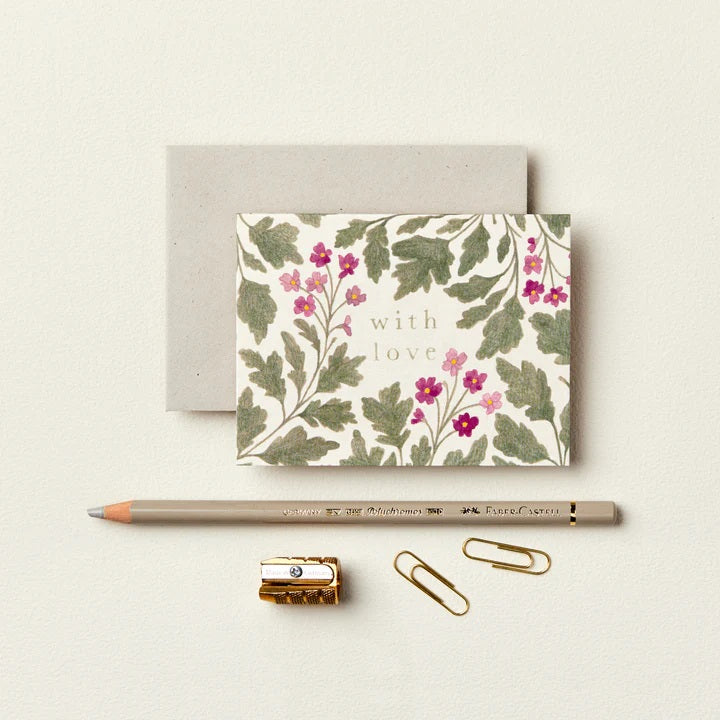 Flora 'With Love' Mini Card