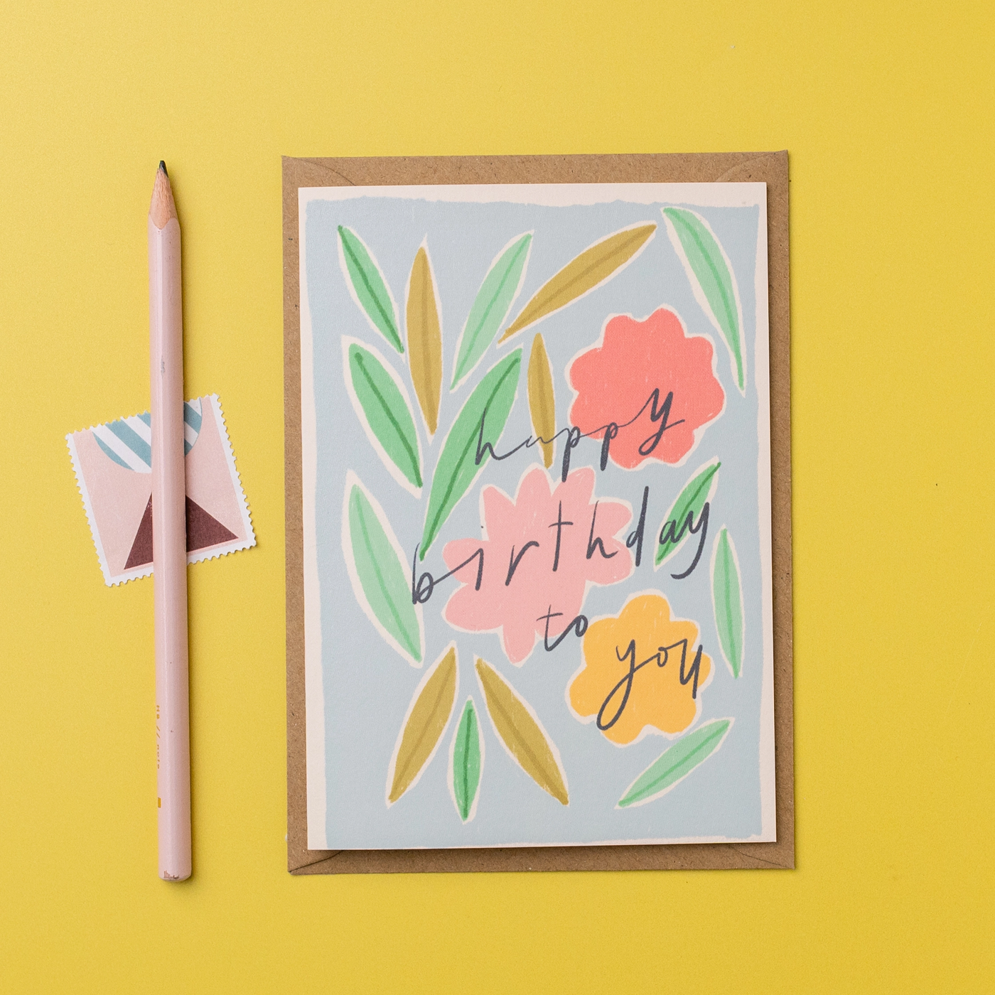 Birthday Floral Card