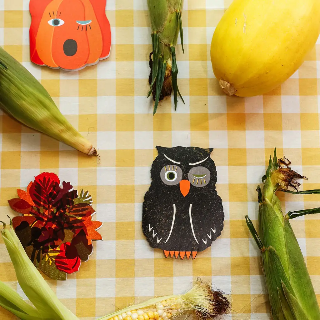 Pumpkin Blink Die Cut Card