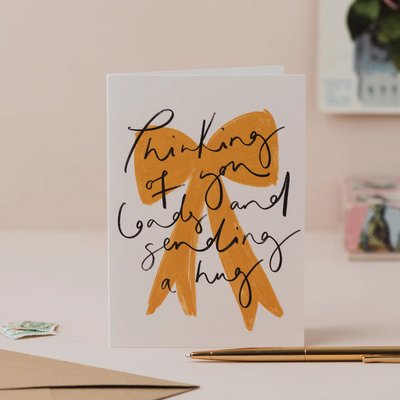 Thinking of You Hug Card
