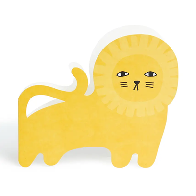 Donna Wilson Richie Lion Die-Cut Card