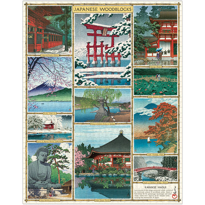 Japanese Woodblocks 1000 Piece Puzzle