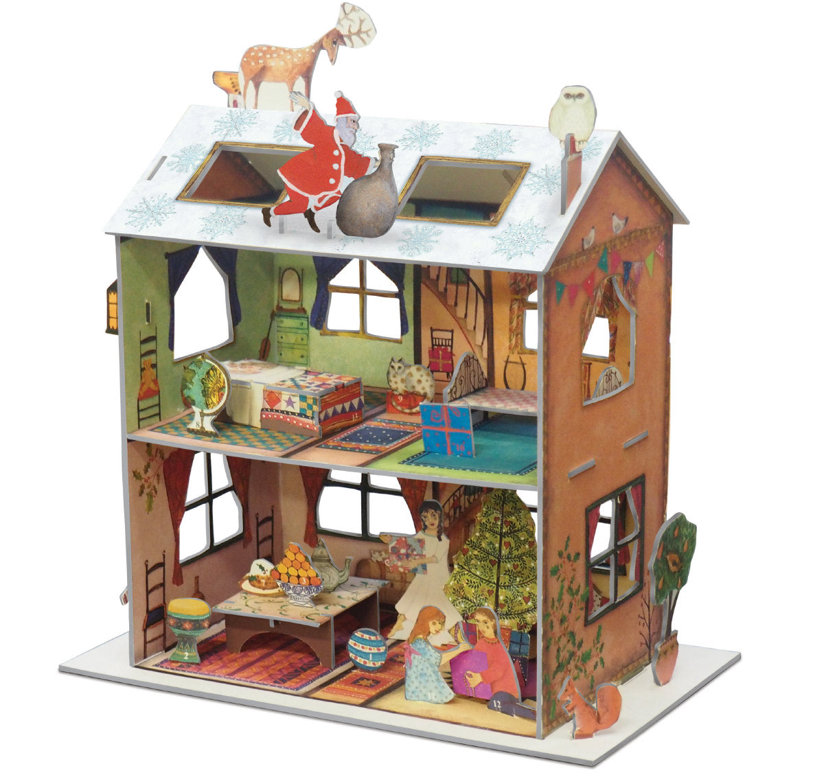 Dolls House Slot Together 3D Advent Calendar