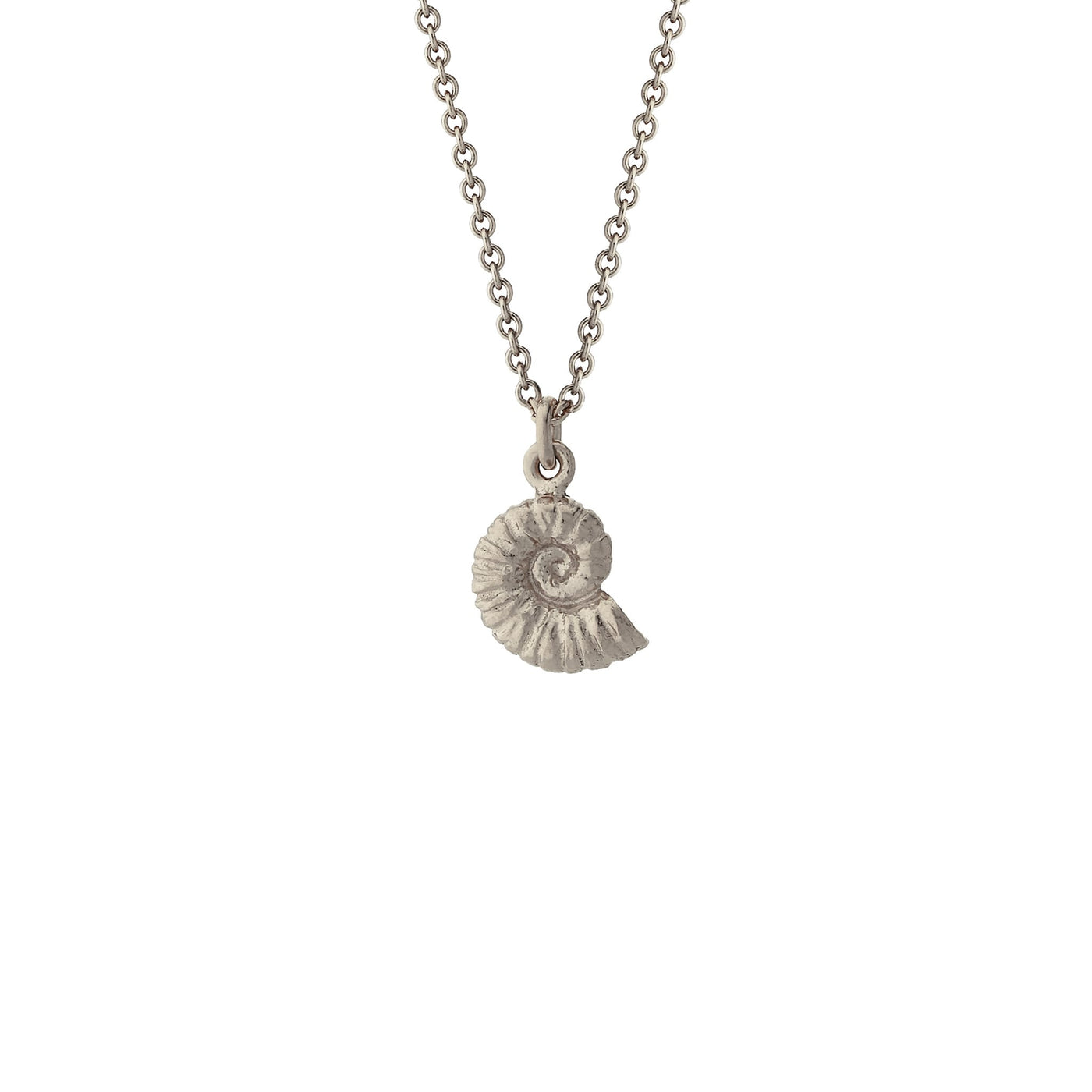 Ammonite Necklace - Silver