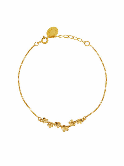 Forget Me Not Bracelet - Gold Plate