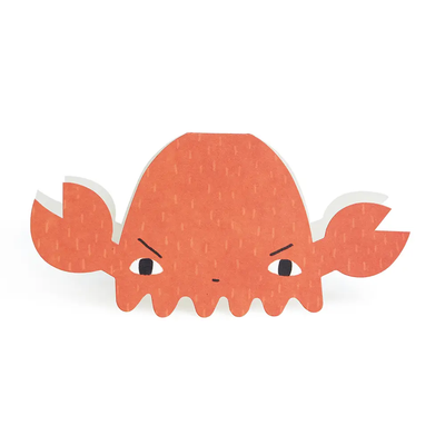 Donna Wilson Crabbie Die-Cut Card