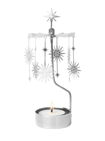 Anglaspel Candle Holder - Silver Supernova
