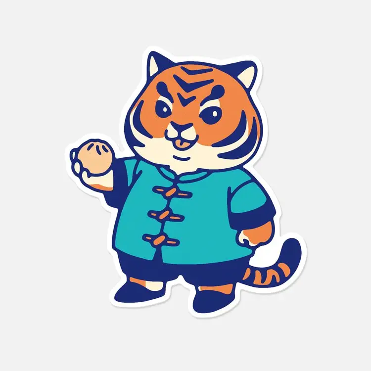 'Brioche' Vinyl Sticker