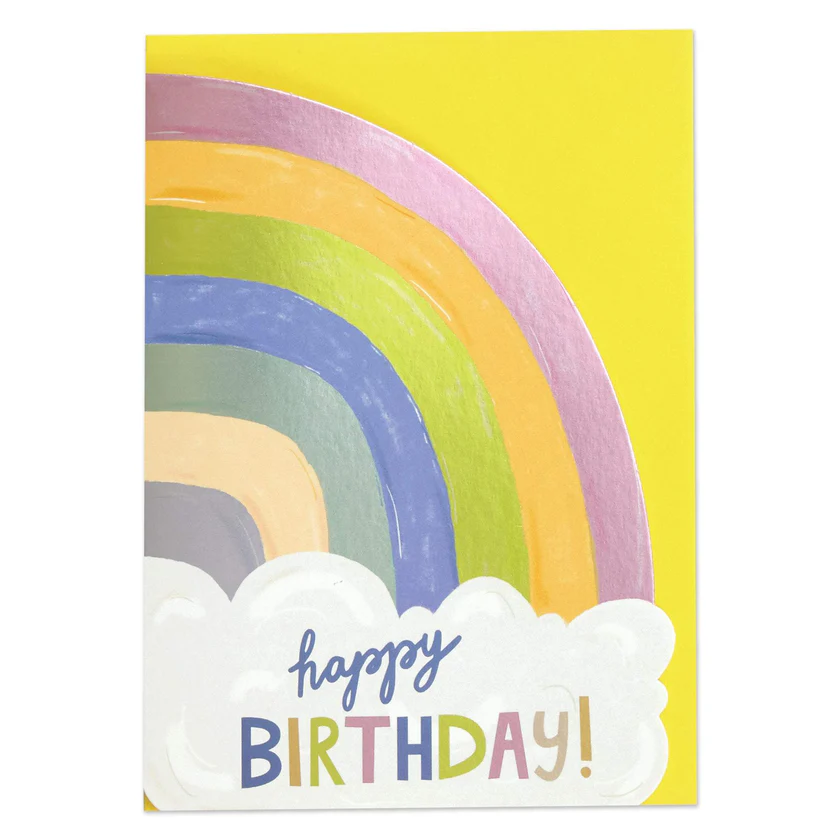 Happy Birthday Rainbow Card