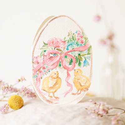 Easter Egg Hand-Cut Card