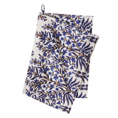SALE Block Printed Tea Towel