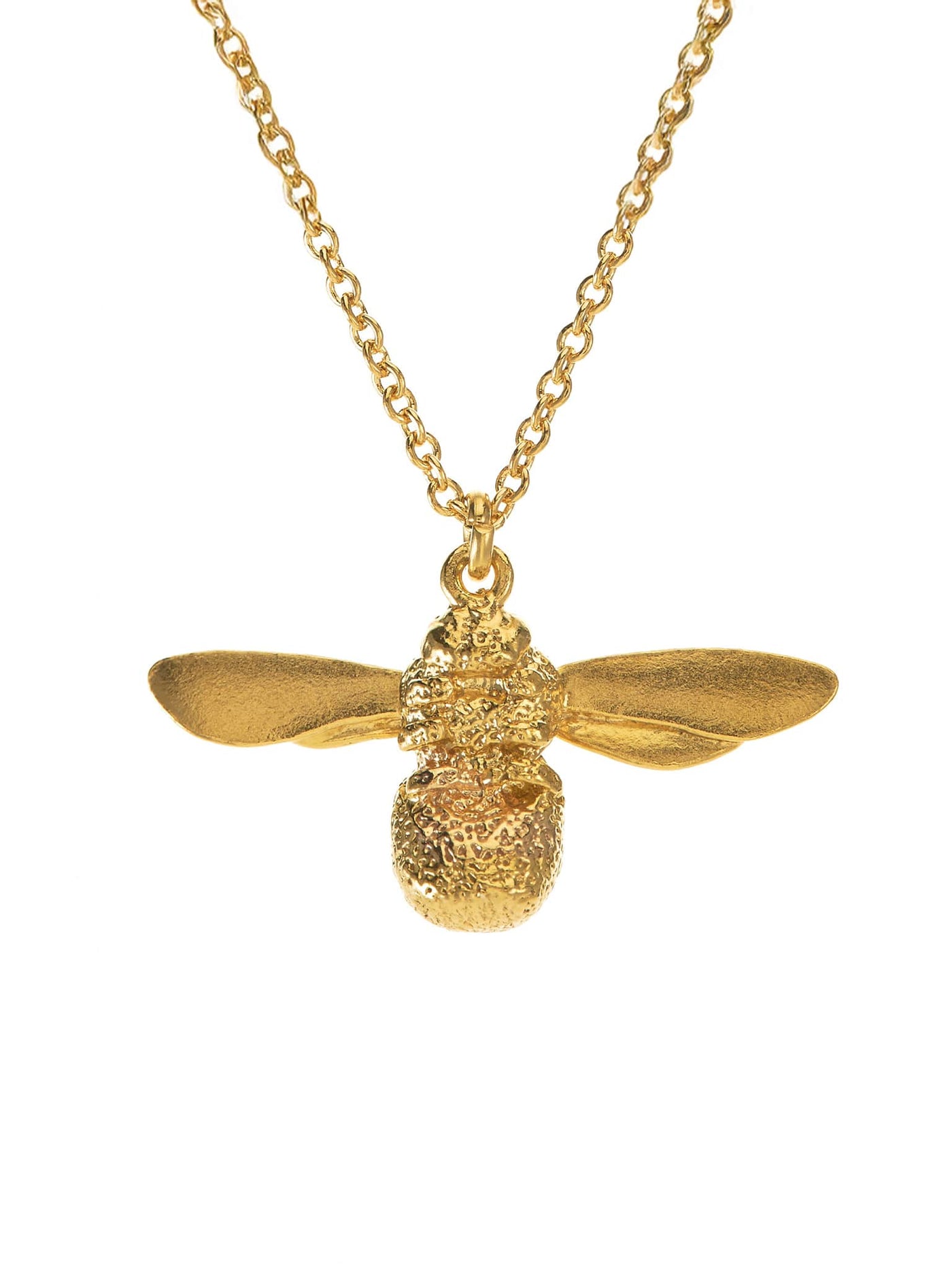 Baby Bee Necklace - Gold Plate