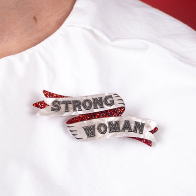 Strong Woman Brooch