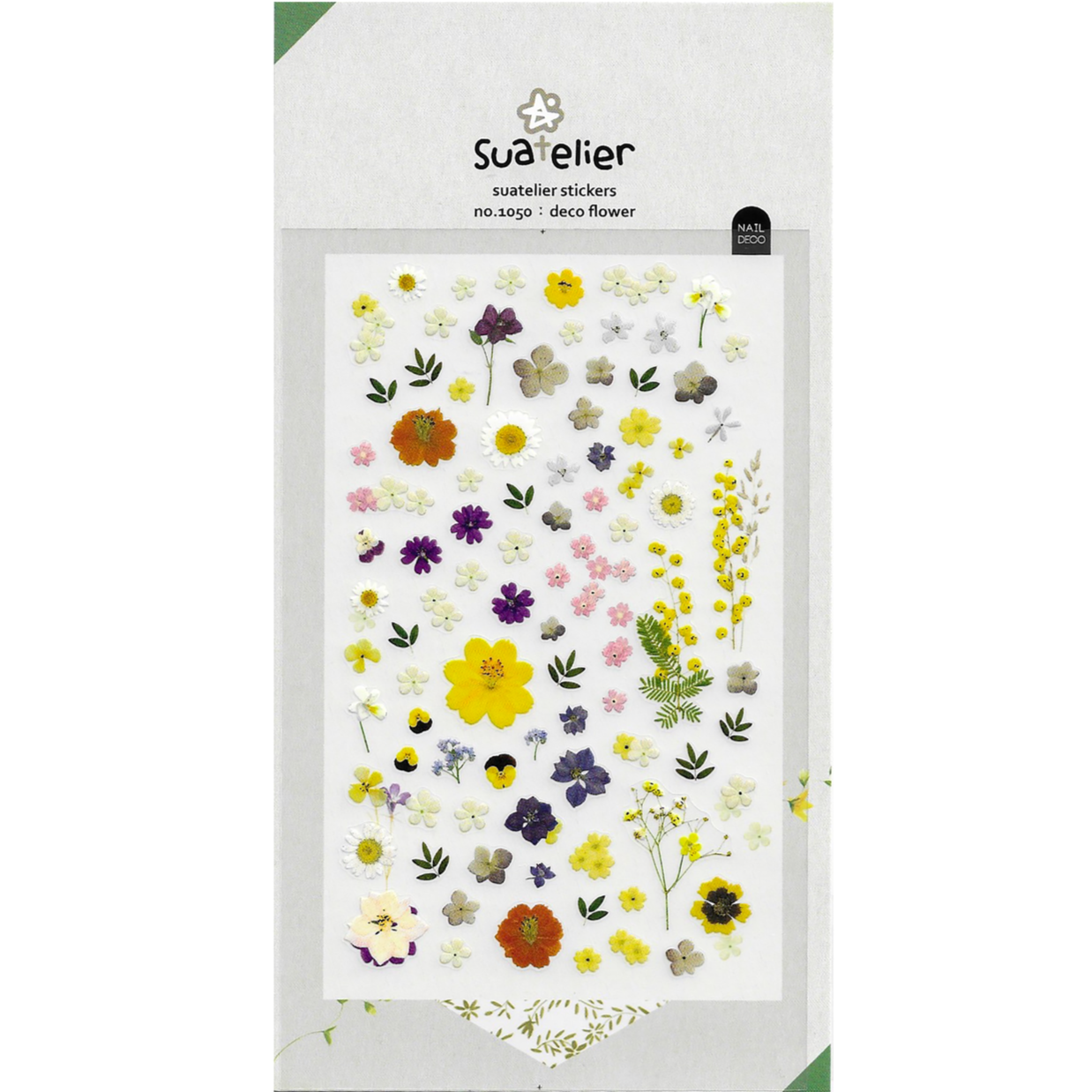 Deco Flower Stickers - 1050 By Suatelier