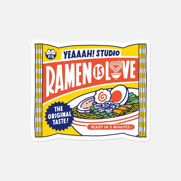 'Ramen Is Love' Vinyl Sticker