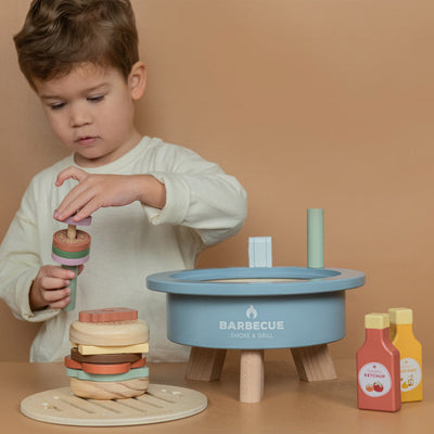 Wooden Toy Barbecue Set