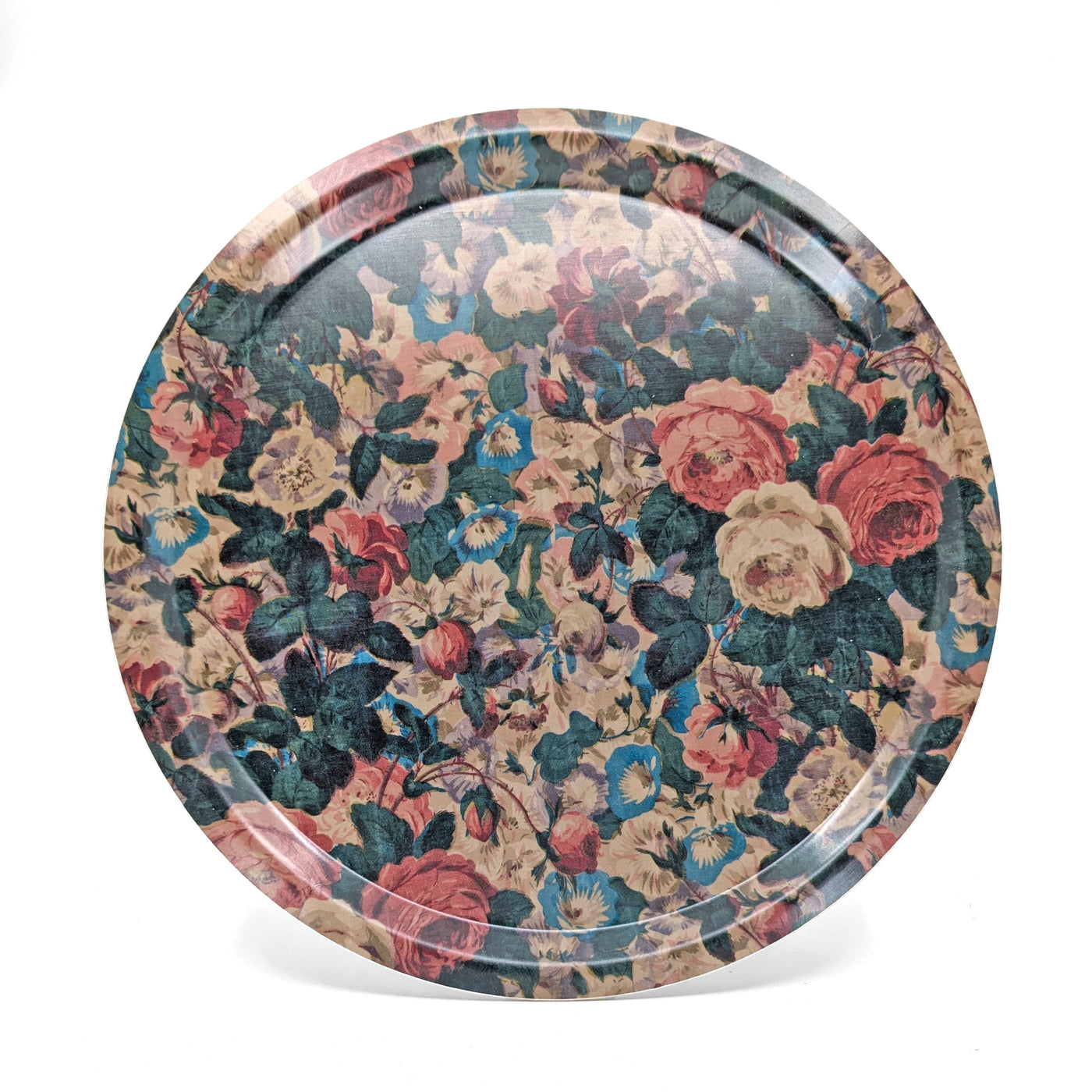 'Chintz' - Round Birch Wood Tray