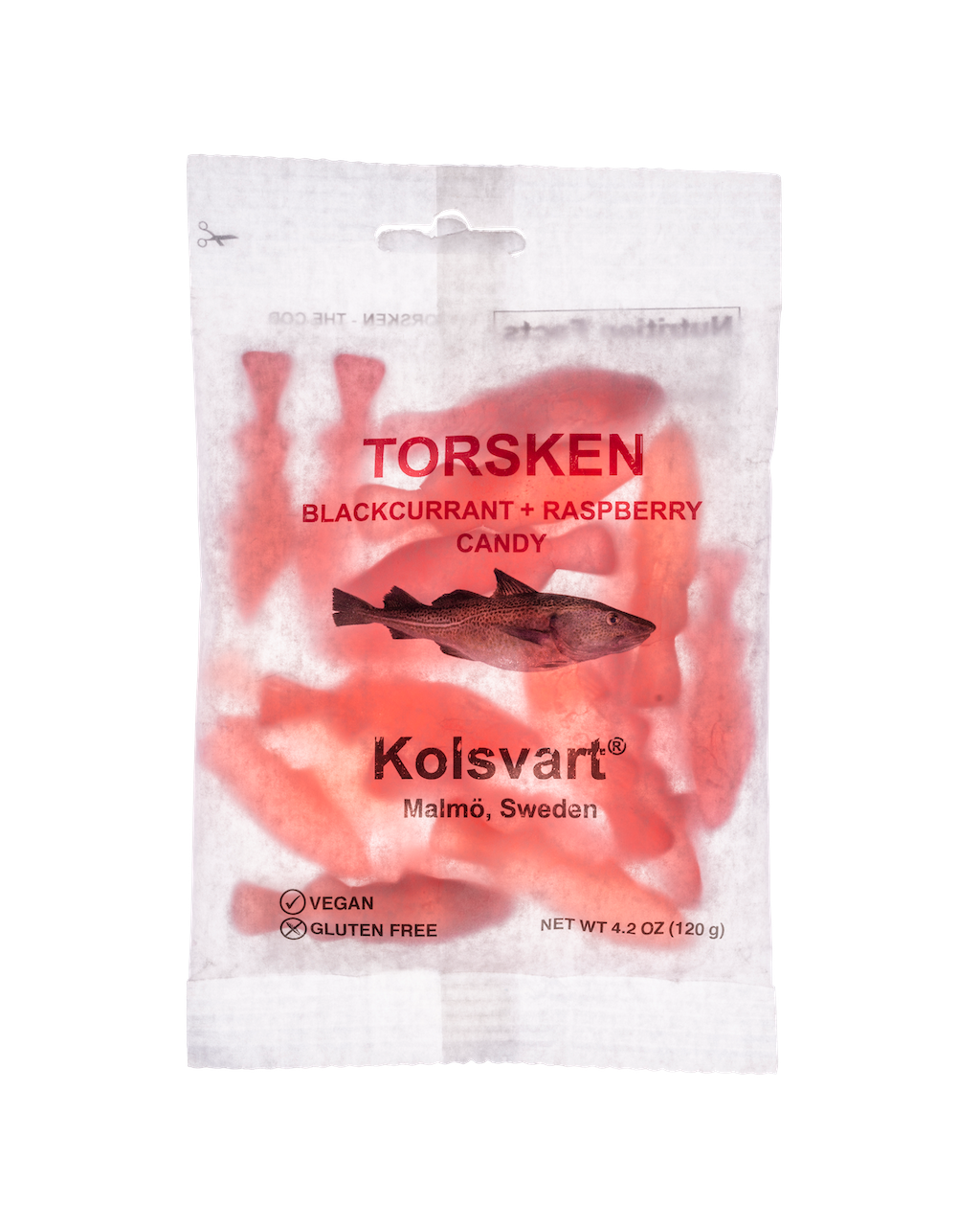 Kolsvart Natural Swedish Candy Fish