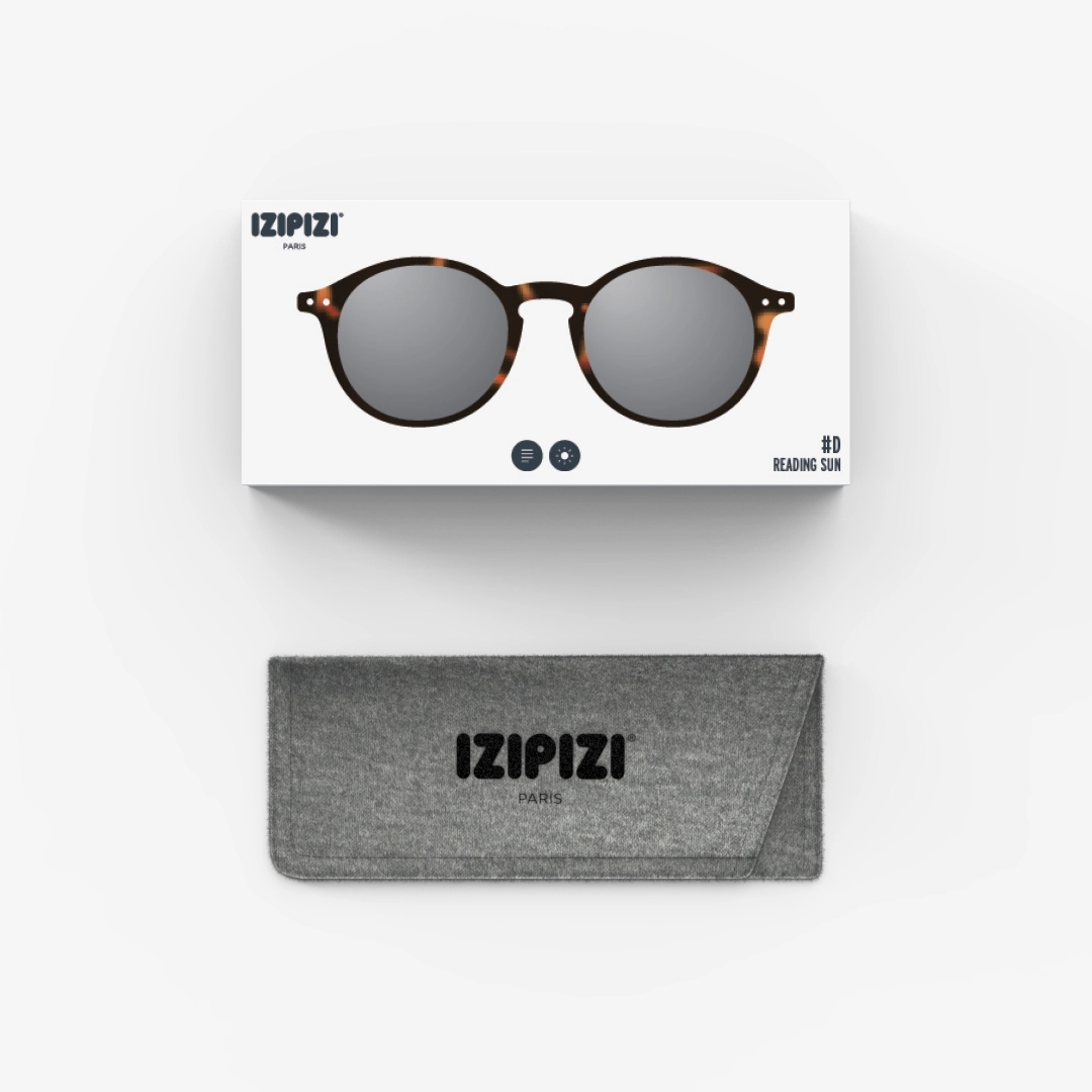 Reading Sunglasses - Design 'D' in Tortoise by Izipizi