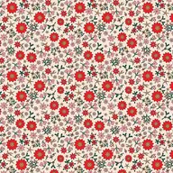 Retro Floral Scandi Double Sided Wrapping Paper