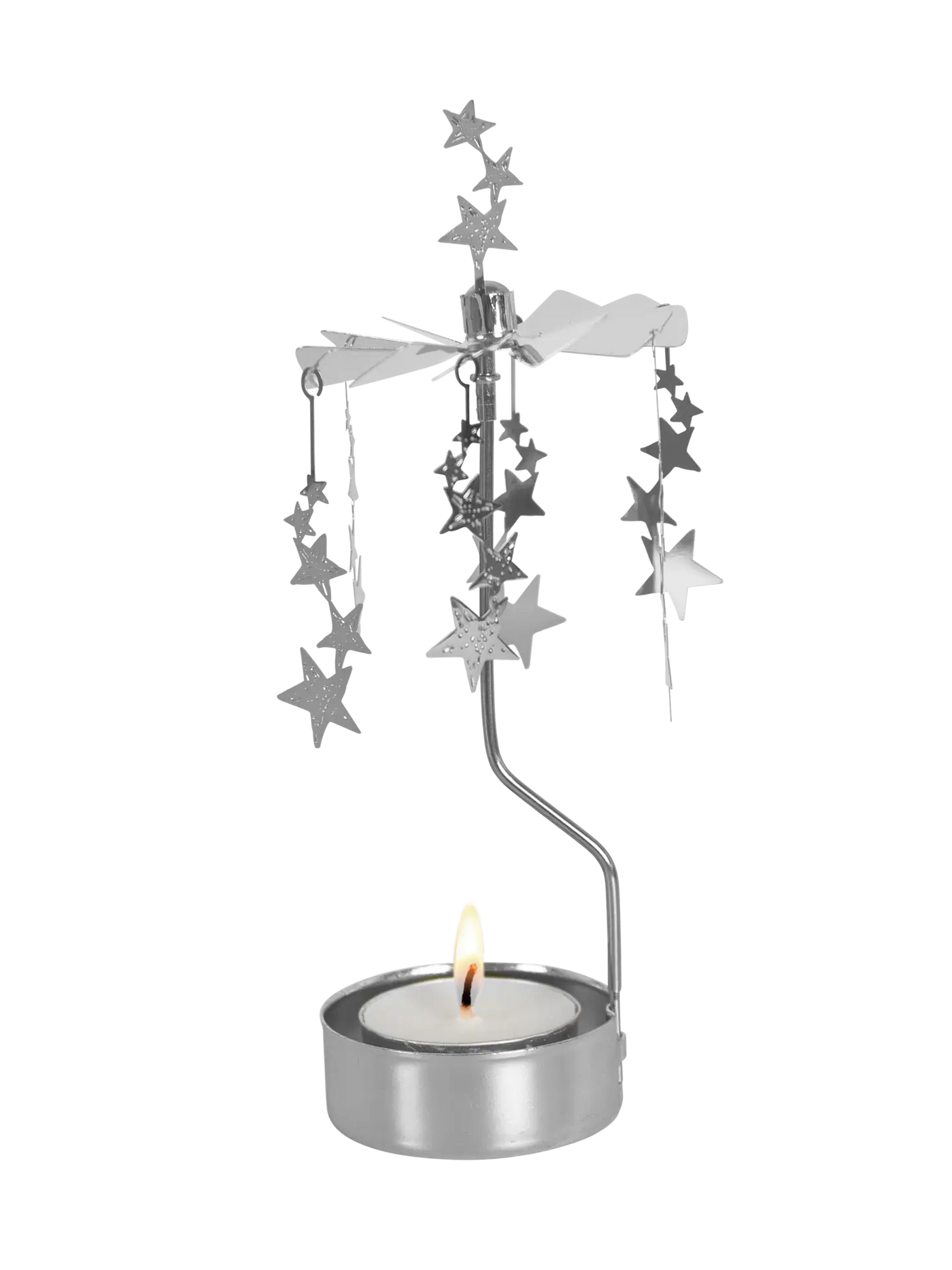 Anglaspel Candle Holder - Silver Night Sky