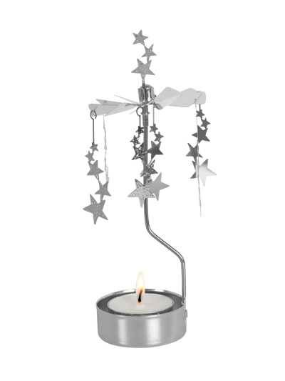 Anglaspel Candle Holder - Silver Night Sky