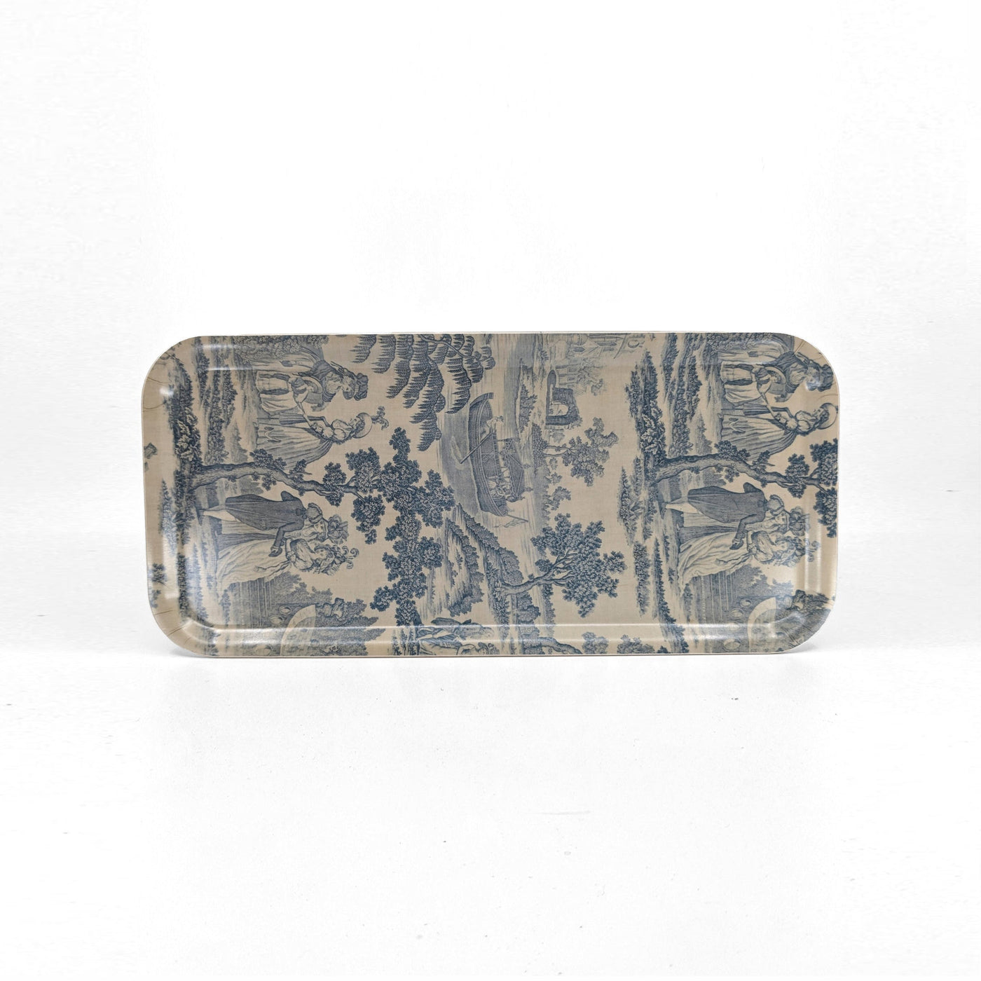 'Toile' - Narrow Birch Wood Tray