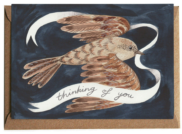'Sparrow' Greetings Card