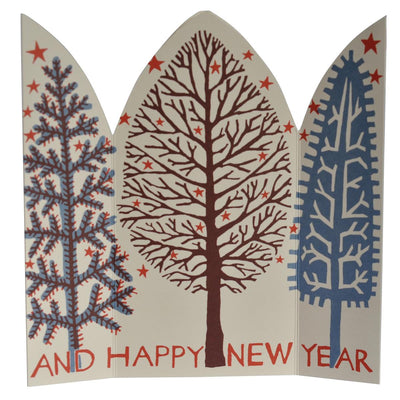 Extra Special Triptych Card - Winter Trees