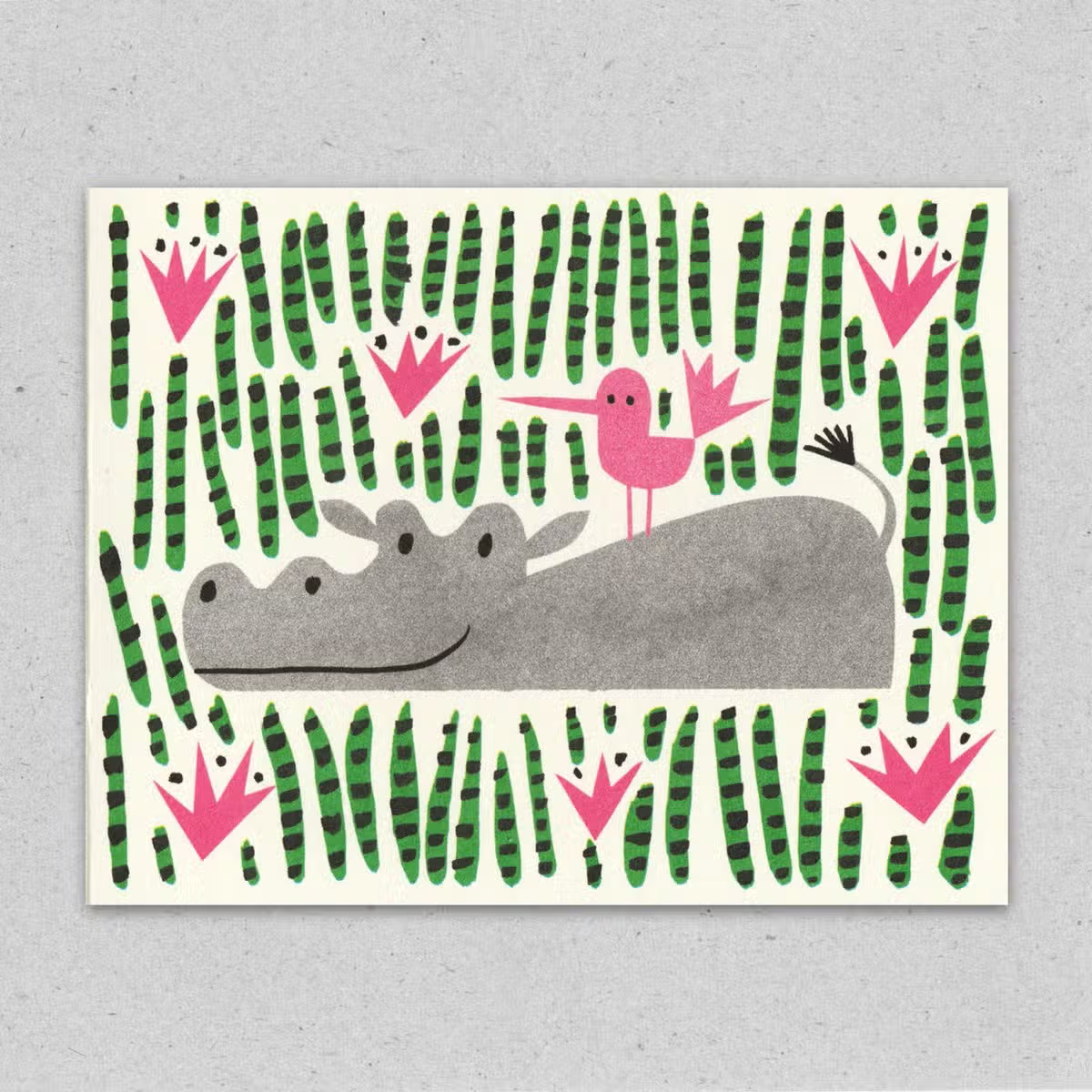Happy Hippo Card